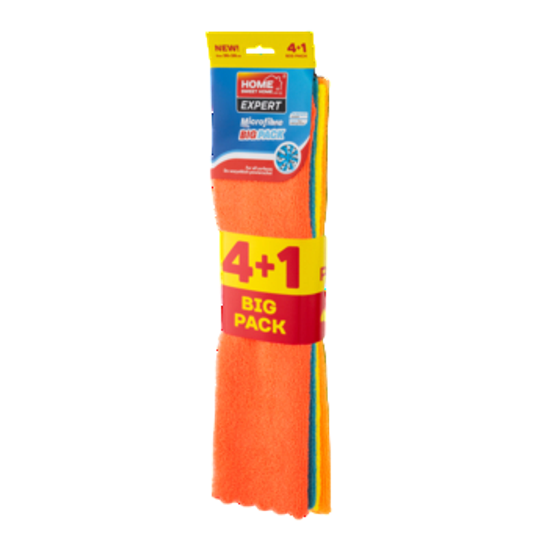 HSH Ściereczki z mikrofibry XXL 4+1 szt